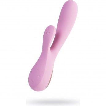 Нереалистичный вибратор SATISFYER MONO FLEX розовый