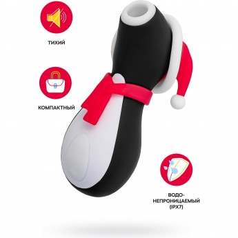 Вакуум-волновой стимулятор клитора SATISFYER PRO PENGUIN HOLIDAY EDITION бесконтактный