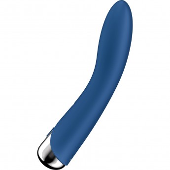 Вибратор для точки G с ротацией SATISFYER SPINNING VIBE 1 синий