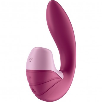 Вибромассажёр зоны G с вакуумным клиторальным стимулятором SATISFYER Supernova